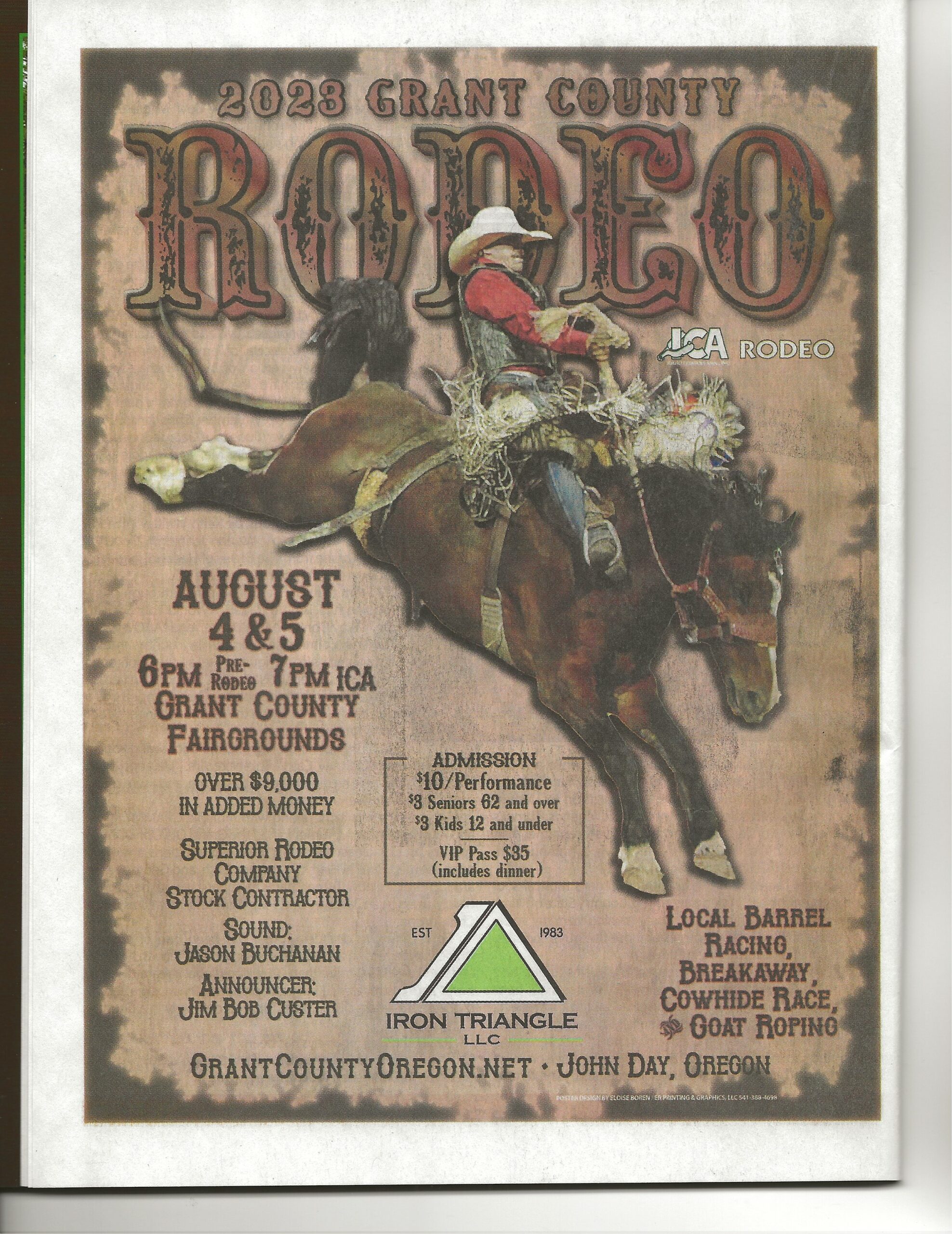 2023 Grant County Rodeo – Grant County Oregon Chamber of Commerce